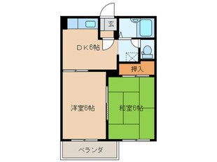 タウニイ山本の物件間取画像